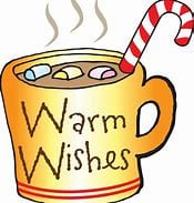 warm wishes hot cocoa mug