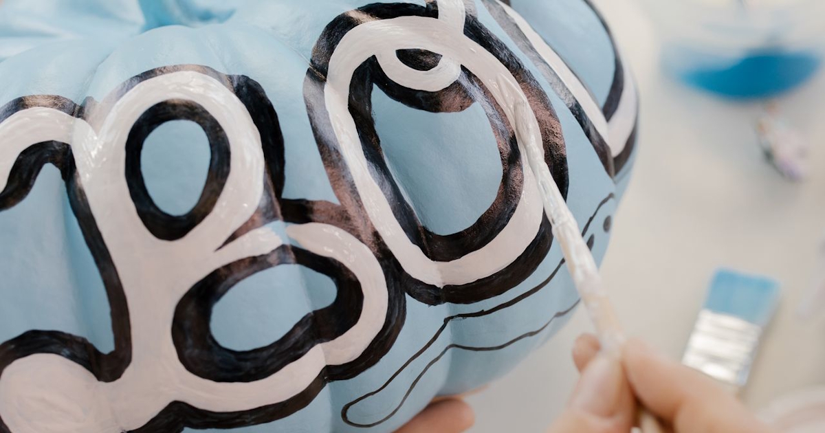 painted pumpkin
